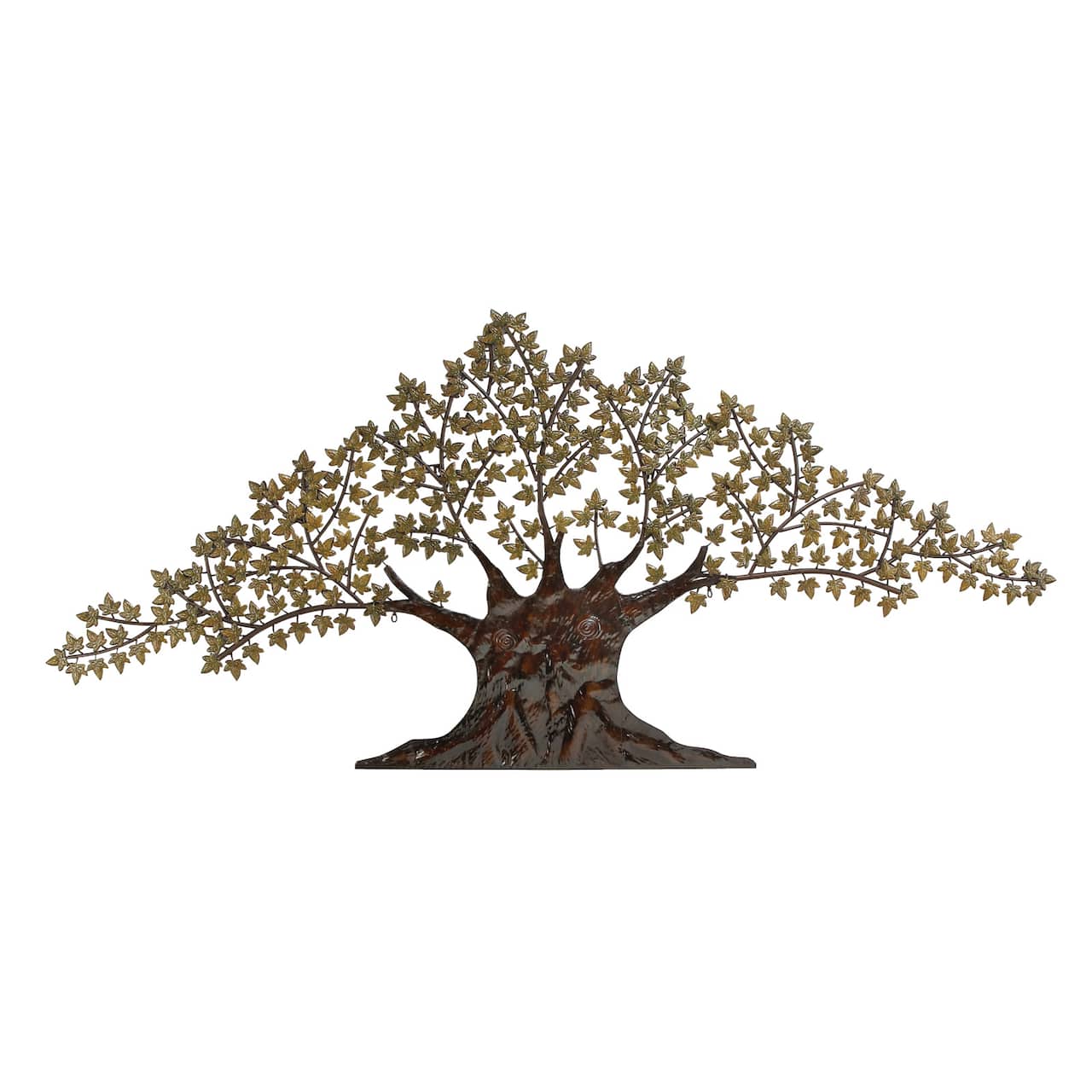 Brown Iron Traditional Wall Decor, 41" x 0" x 93"